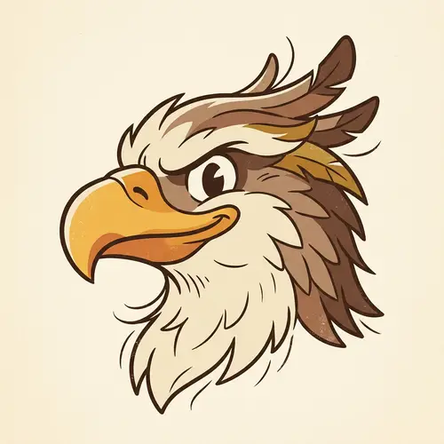 Cartoon Eagle Head - Fun and Unique Designs