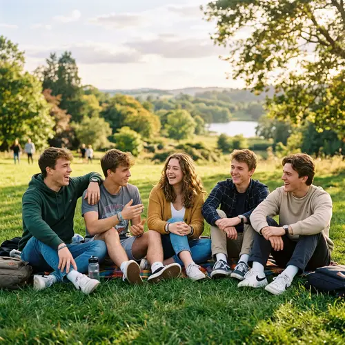 Fun Times with Friends: 4 Boys and 1 Girl