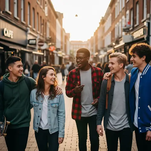 Fun Times with Friends: 4 Boys and 1 Girl