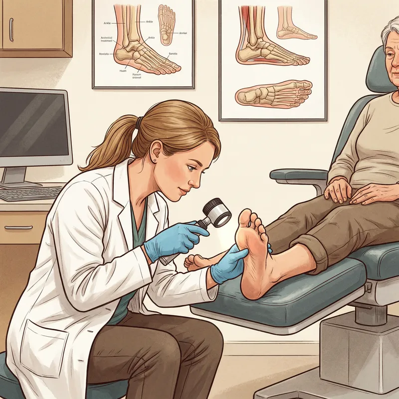 Expert Podiatrist Treating Smelly Feet with Care