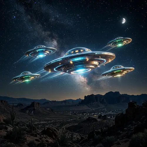 Flying Saucer UFOs: Explore the Unknown