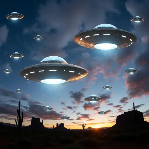 Flying Saucer UFOs: Explore the Unknown