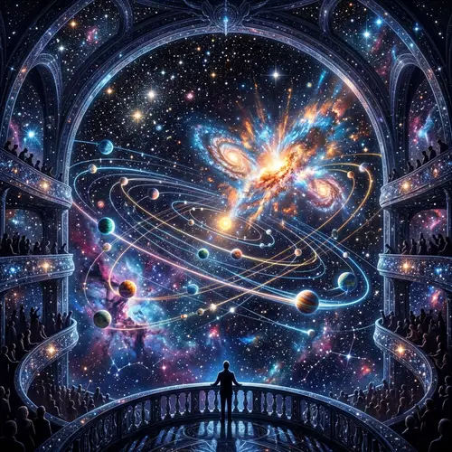 Cosmic Symphony: A Magnificent Stage of Stars and Planets