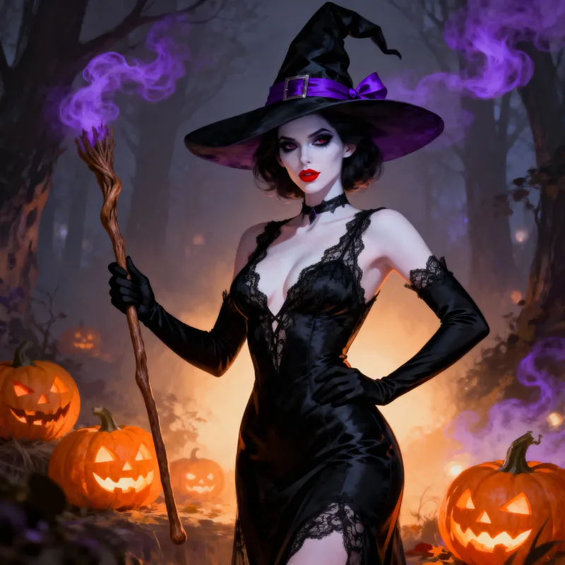 Sexy Witch Costume for Halloween Fun