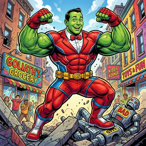 blippi and halk combined together in one super hero