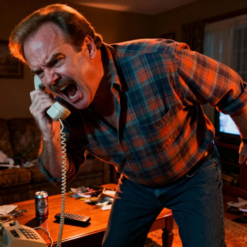 Al Bundy Yelling Into the Phone - Married with Children