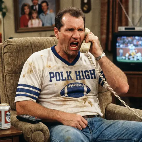 Al Bundy Yelling Into the Phone - Married with Children