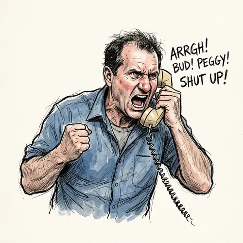 Al Bundy Yelling: Iconic Married with Children Art