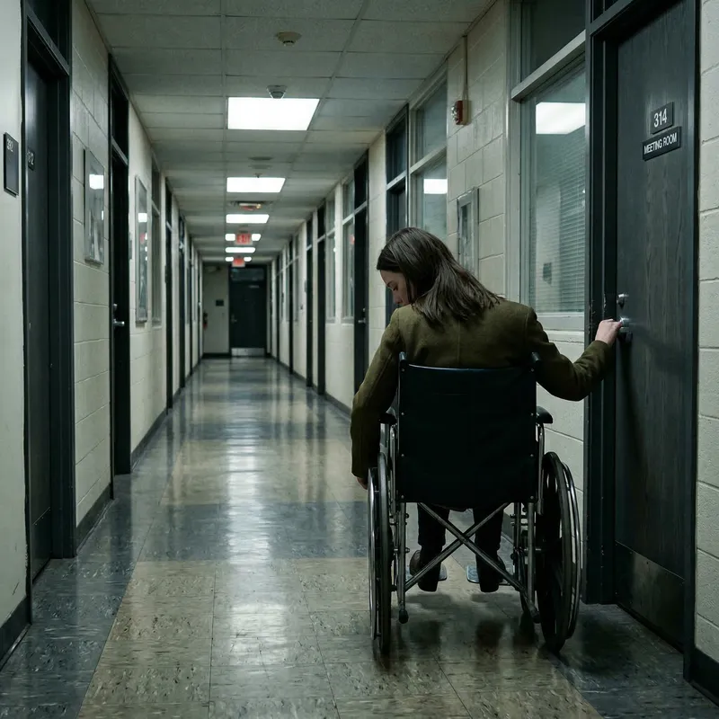 Emotional Journey of a Young Woman in a Wheelchair