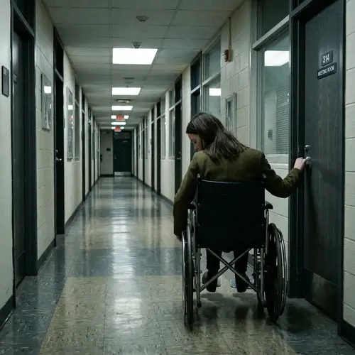 Emotional Journey of a Young Woman in a Wheelchair