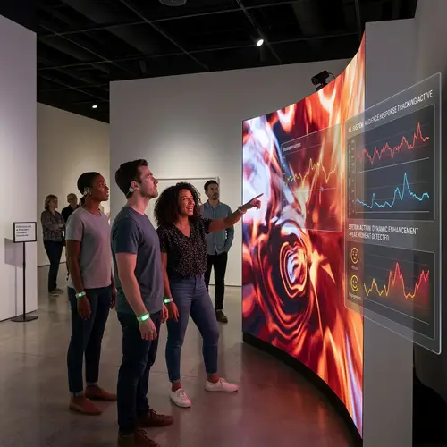 Dynamic Art Appreciation System with Biometric Technology