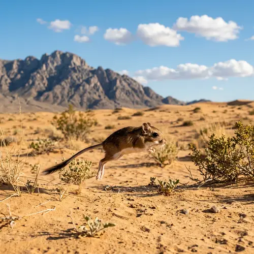 Meet Jake: The Adorable Kangaroo Mouse in the Sandy Desert