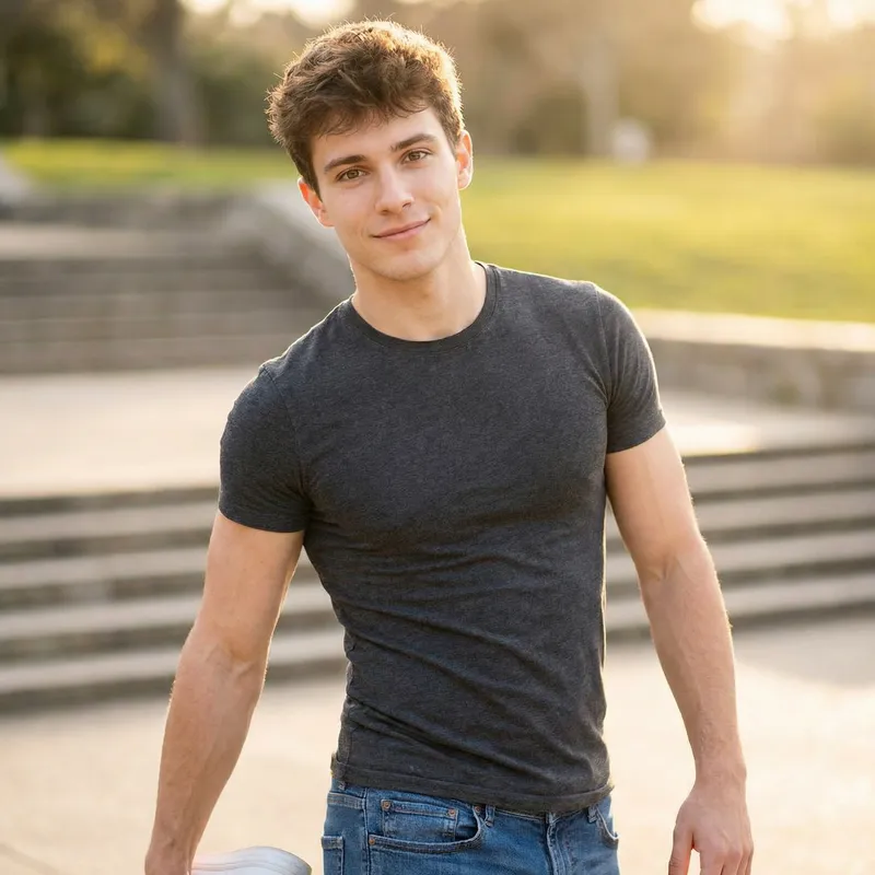 Tom Holland | Athletic Young Man in Casual Outfit