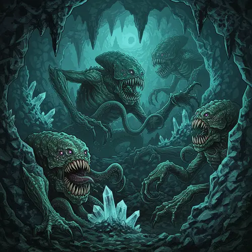Lovecraftian Cosmic Creatures: Mysterious Halls