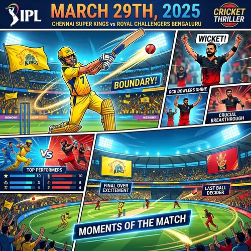 CSK vs RCB Match Highlights - March 29, 2025