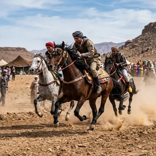 Racing Moorish Horses - Spectacular Display of Speed and Grace