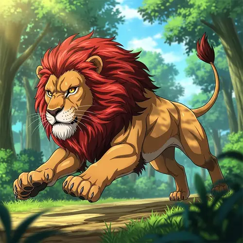 Anime Lion: Fierce & Majestic Character Designs