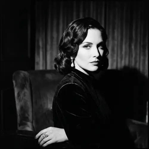 Elegant Glamour Portraits with Dramatic Lighting