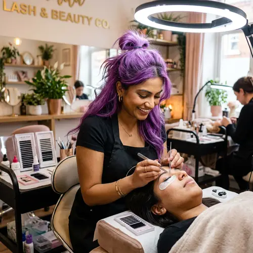 South Asian Eyelash Stylist with Passion for Work