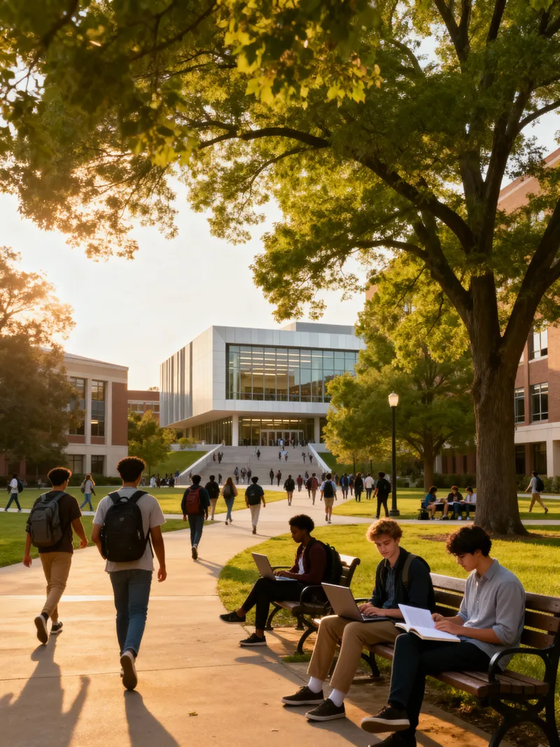 Modern University Campus: A Hub of Student Life