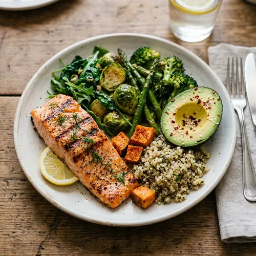 Low-Carb Non-Keto Diet Plate: Healthy Eating Guide