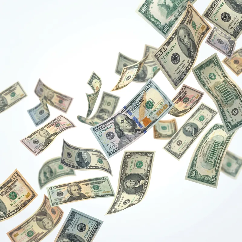 Animated Money - Intricate Design Flourishes