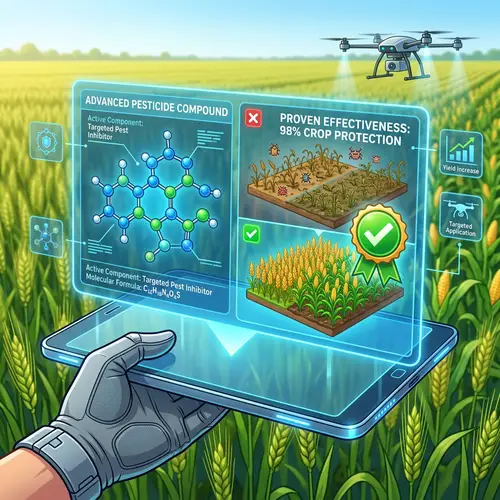 Advanced Pesticide Technology | Proven Effectiveness Illustration