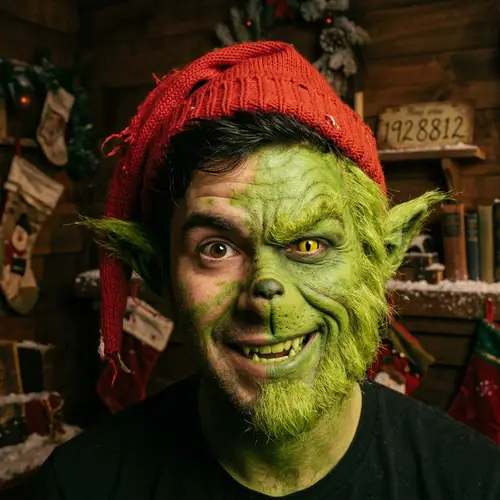 Transform into the Grinch for Halloween