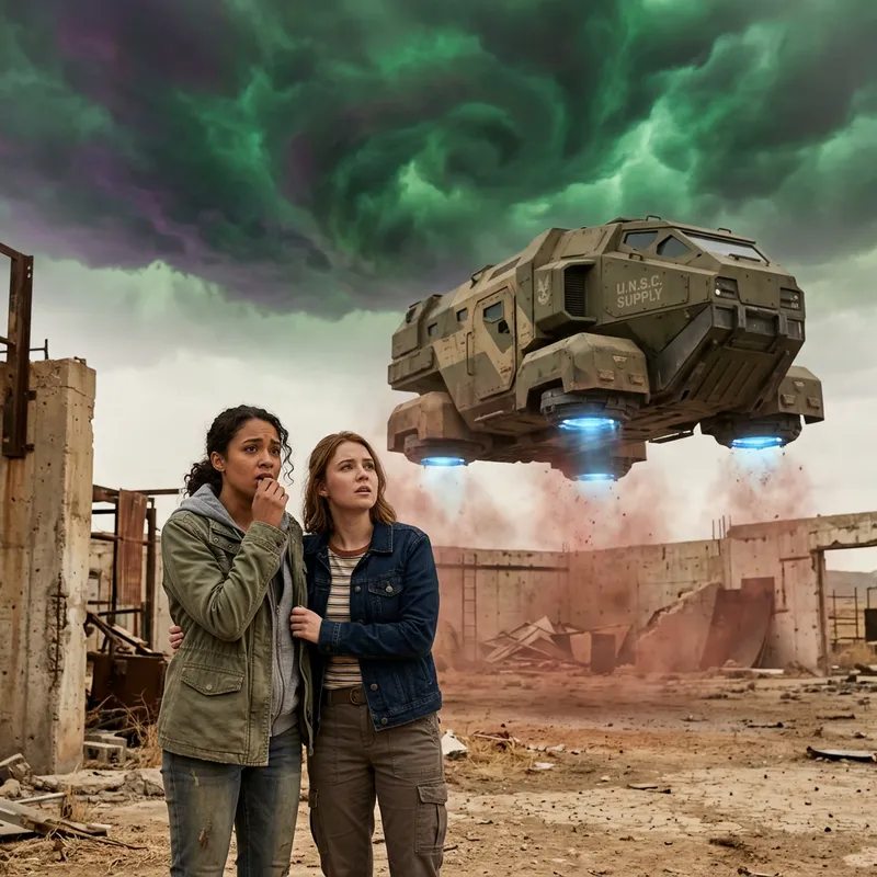 Fearful Arrival: Military Transport in Abandoned Site