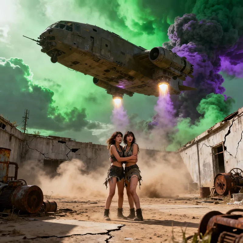 Fearful Arrival: Military Transport in Abandoned Site