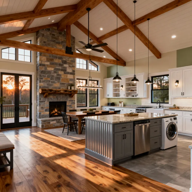 Modern Farmhouse Metal Home Design Guide | 1,500 sq ft Modern Farmhouse Metal Home Design Guide | 1,500 sq ft