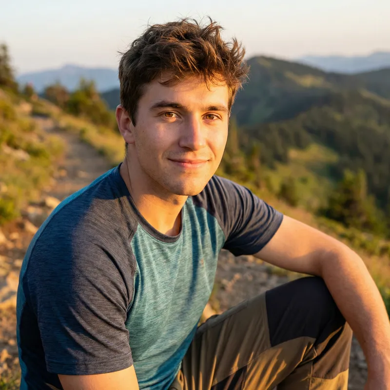 Stylish Young Man in His 20s