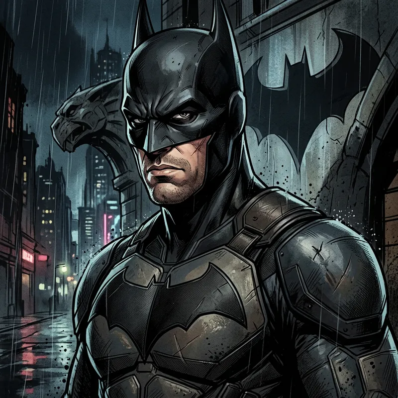 Hyper-Realistic Batman Portrait | Capturing Vigilante Essence