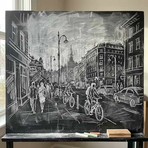 Chalk Hand-Drawn Art Illustrations