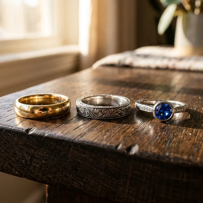 Elegant Gold, Silver & Sapphire Rings | Stunning Collection