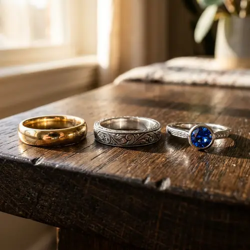 Elegant Gold, Silver & Sapphire Rings | Exquisite Jewelry Collection