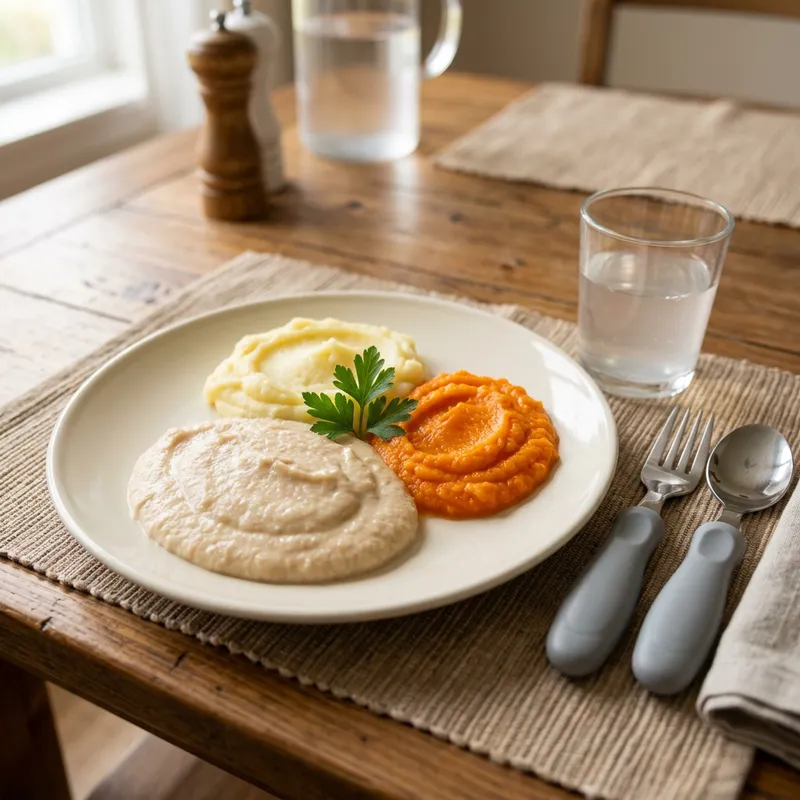 Smooth Pureed Dish: Ideal Meal for Dysphagia Individuals