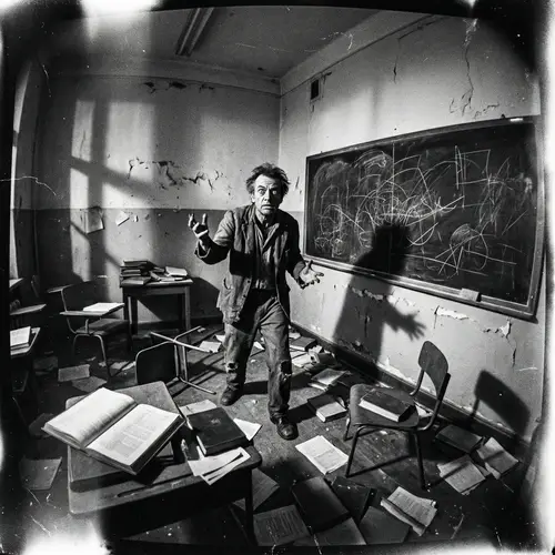 Psychologically Thrilling Teacher in Chaotic Classroom