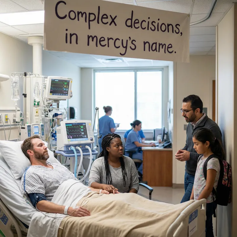 Mercy Killing Dilemma in Hospital: Emotional Family Decision