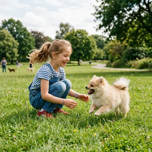 Nina Playing with Churumela | Joyful Moment in Park