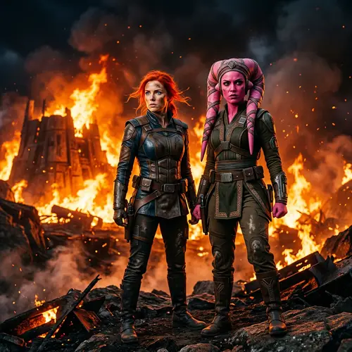 Courageous Heroes: Star Wars Twi'lek & Human Duo