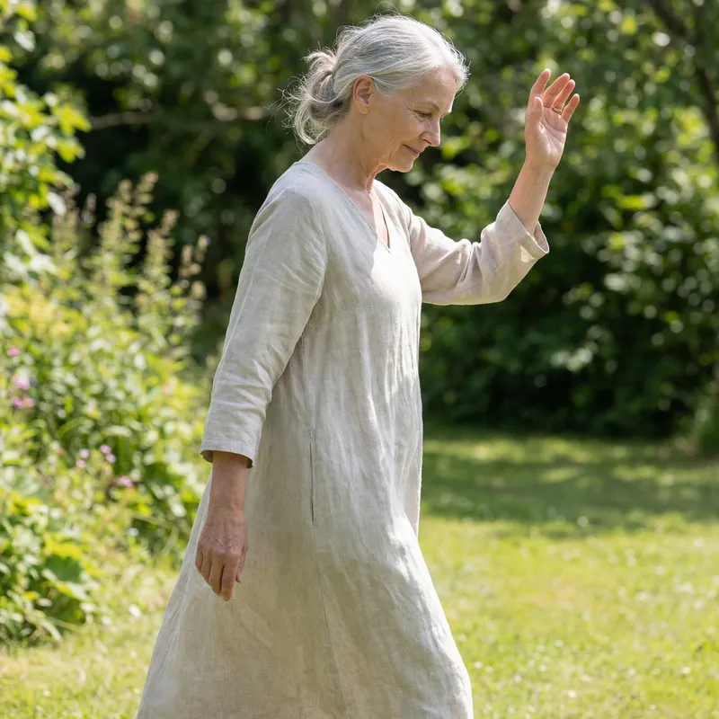 Graceful Woman: Captivating Elegance in Every Step