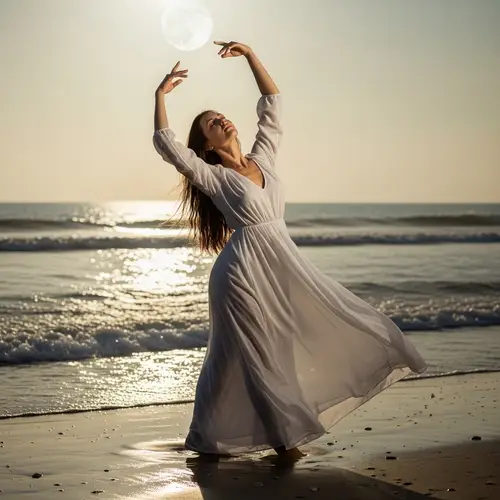 Graceful Woman: Captivating Elegance in Every Step