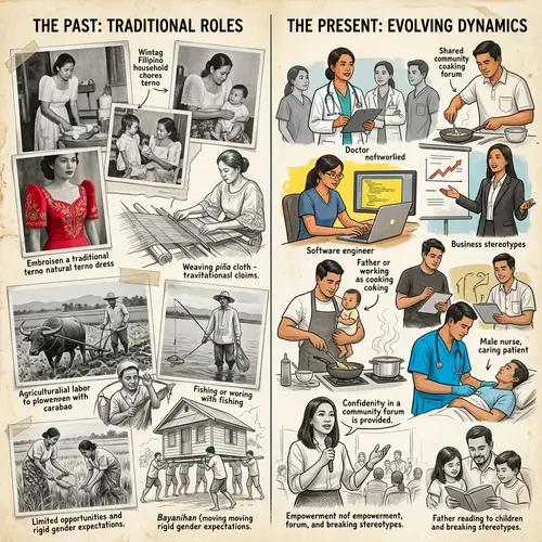 Roles of Women and Men in the Philippines: Past vs Present Comparison
