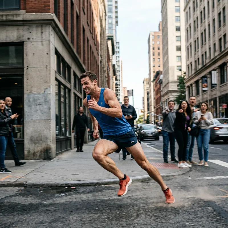 Effortful Sprinting: Confronting Inertia During Urban Circuit Run