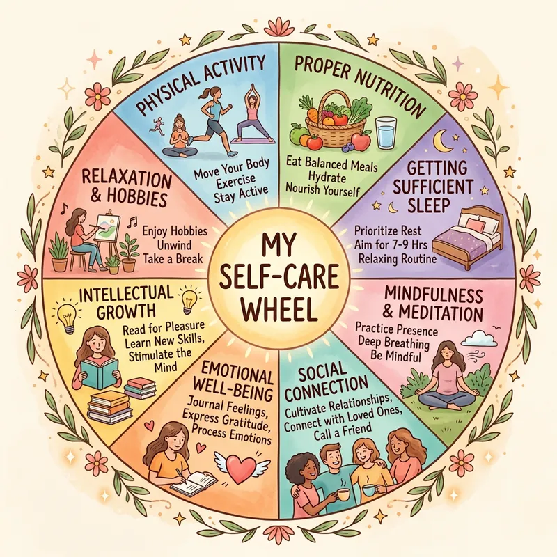 Create Your Ideal Self Care Wheel