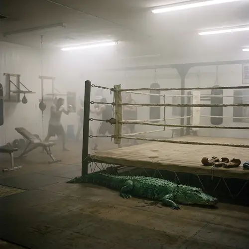 Unusual Boxing Club: Fog, Ring & Alligator