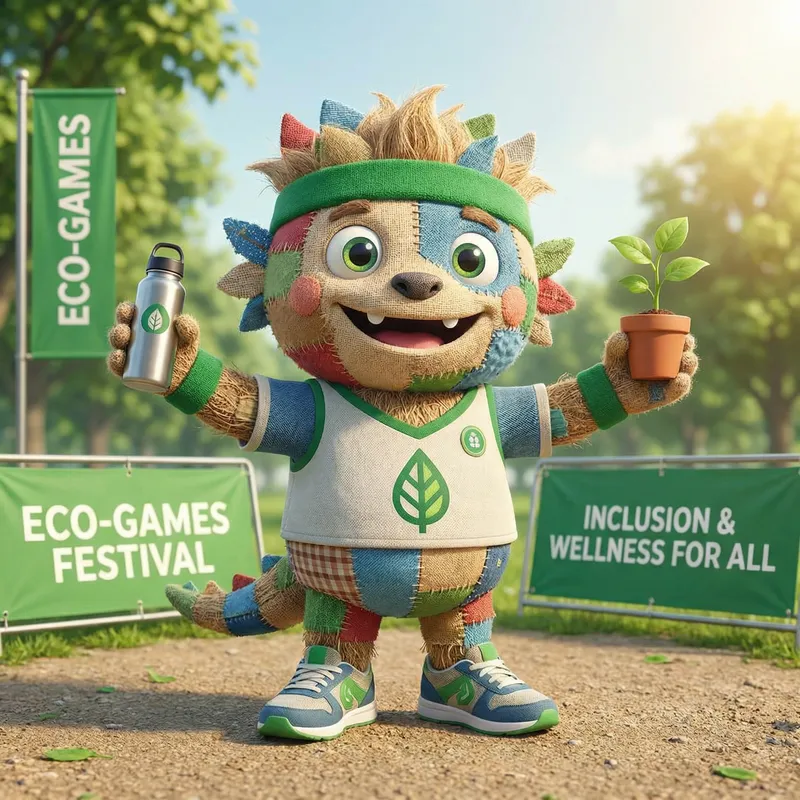 Eco-Friendly Event Mascot Creation