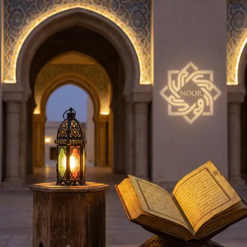 The Light of Islam - Tranquil Mosque & Elegant Qur'an