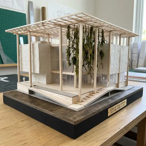 Architectural Model of Pérez Art Museum Miami